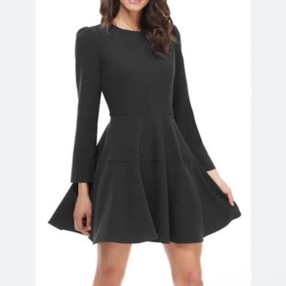 Gal Meets Glam dress Celeste long sleeve Fit Flare Sz 12 - Picture 1 of 9